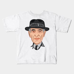 Leonard Cohen //\\// 80s Style Kids T-Shirt